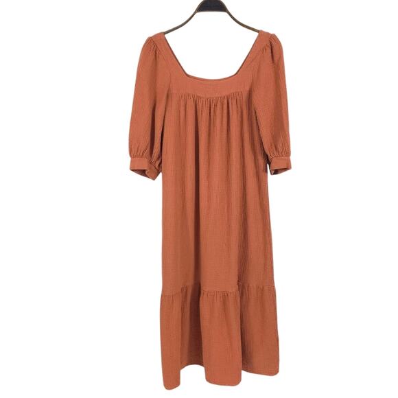 Christy Dawn Gauze Organic Cotton Midi Dress - Picture 1 of 9